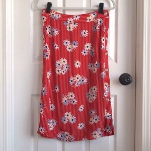 Madewell Daisy Side Button Skirt size small